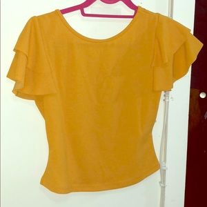 Mustard blouse